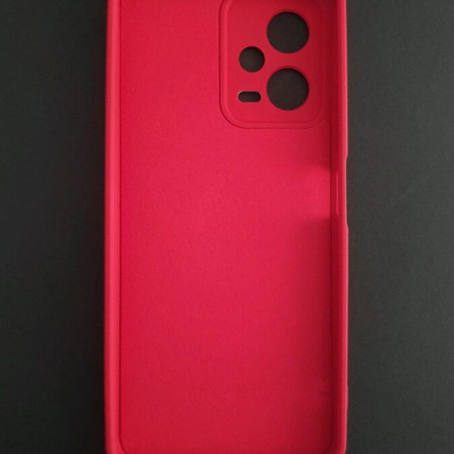 Redmi Note 12 5G case new, silicone with ring and magnet red