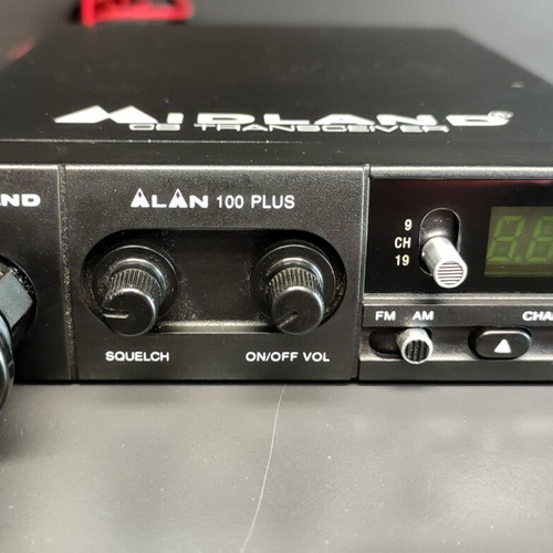 Midland Alan 100 PLUS CB Transceiver like new AM FM