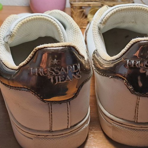 Sneker shoes used, white, size 37, Trussardi Jeans