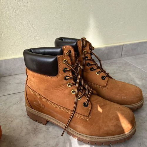 Road brown tan boots used, size 41 unisex