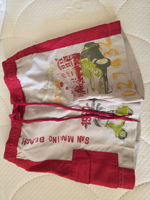 Boys' swimwear new, size 3 years, red