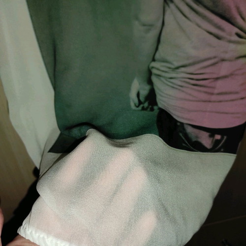Blouse used transparent with design