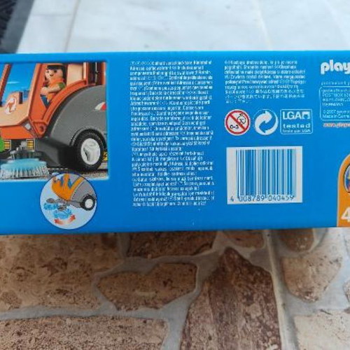 Playmobil 4045 Street Sweeper Vehicle used with original box