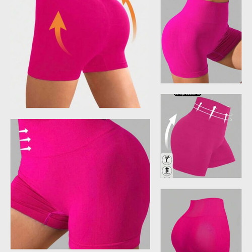 Sportswear gym yoga shorts leggings hot pink size Medium new