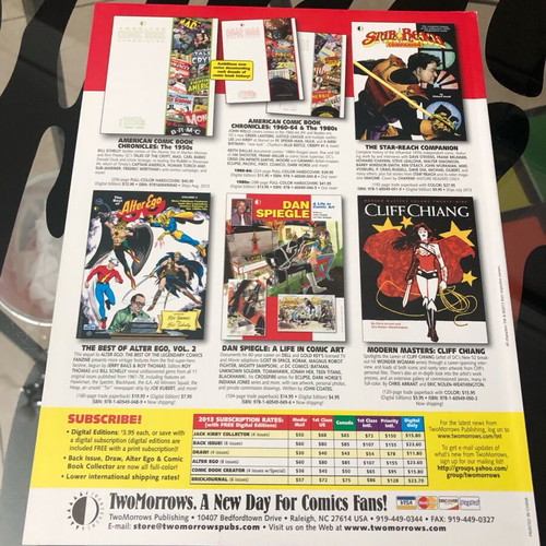 Back Issue Magazine 65 new, Marvel and DC Comics