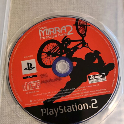 Dave Mirra Freestyle BMX 2 PS2 used in very good condition