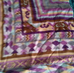 Ethnic scarf large 90×85