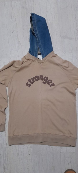 Φουτερ d&g με jean κουκούλα large /xlarge
