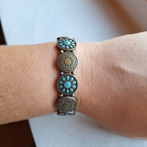 Elastic bracelet like new, brown