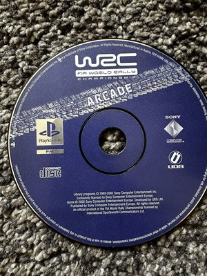 WRC FIA World Rally Championship Arcade PlayStation PS1 употребяван диск