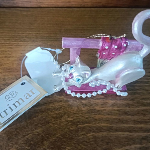 Vintage Trimar Christmas ornaments new, set of 2 pieces