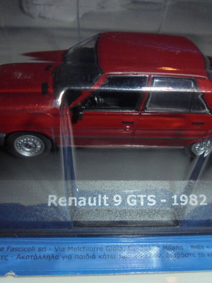Μινιατούρα αυτοκίνητο Renault 9 GTS 1982 καινούργιο, κόκκινο