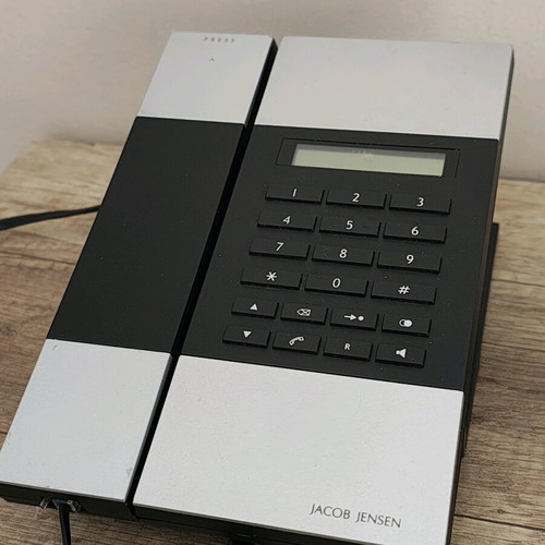 Jacob Jensen Phone Home used, gray wired phone