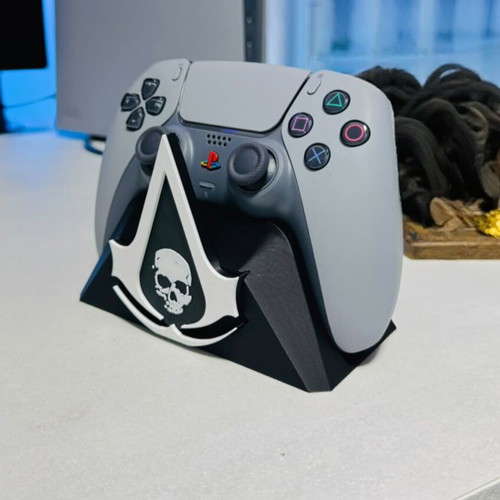 Ps5 Dualsense Stand with Black Flag Logo like new