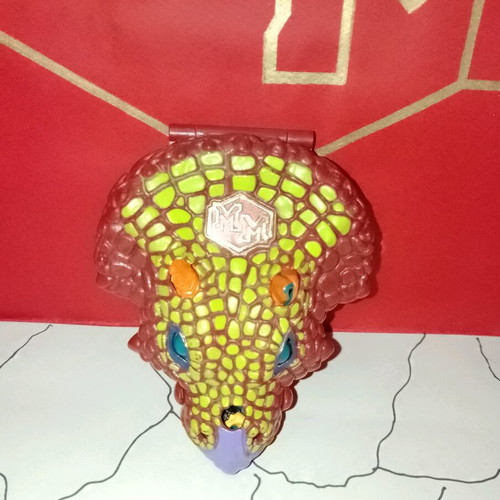 Mighty Max Blows Up Dino Lab like new, with dinosaur