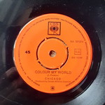 Chicago Make Me Smile / Colour My World 7" single μεταχειρισμένο, rock