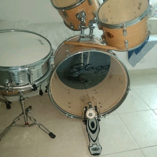 Drums Stagg και ξυλάκια καφέ καινούργια