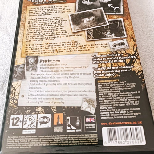 The Lost Crown PC game used, adventure