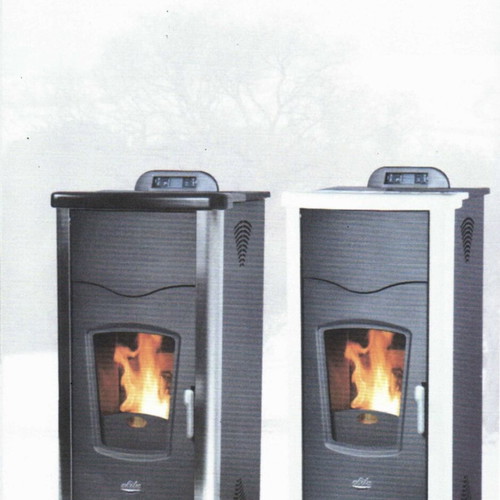 Hydraulic pellet stoves 15kW and 25kW new, Italian