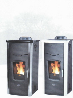 Hydraulic pellet stoves 15kW and 25kW new, Italian