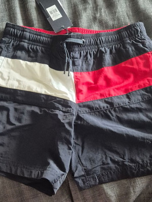 Tommy Hilfiger kids swimwear new, ages 8-10, blue and red