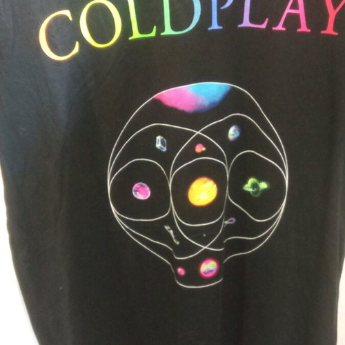 T Shirt Coldplay μεταχειρισμένο, μέγεθος S, μαύρο Abercrombie & Fitch