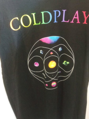 T Shirt Coldplay μεταχειρισμένο, μέγεθος S, μαύρο Abercrombie & Fitch