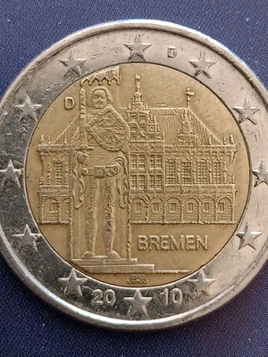 Collectible 2 euro coin Germany Bremen 2010 like new