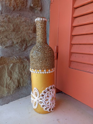 Decorative handmade bottle new