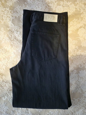 Stradivarius black jeans like new, D92 straight and wide leg