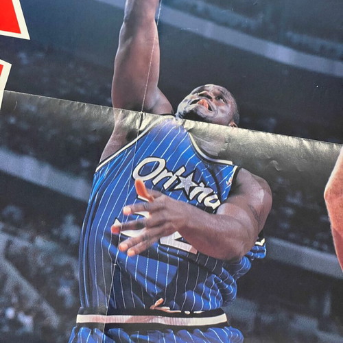 Vintage NBA Shaquille O'Neal giant poster new