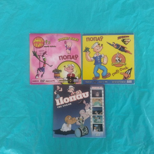 Popeye VCD-DVD set with 8 dubbed cartoon stories