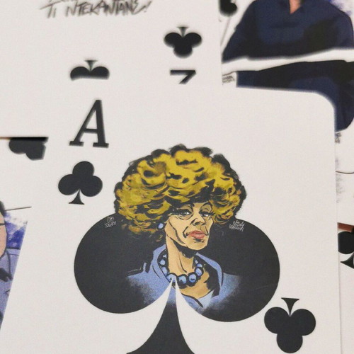 Greek TV Series Illustrated Collectible Playing Cards