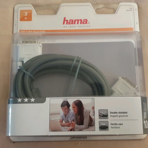 HAMA DVI Cable 3 meters new, Dual link