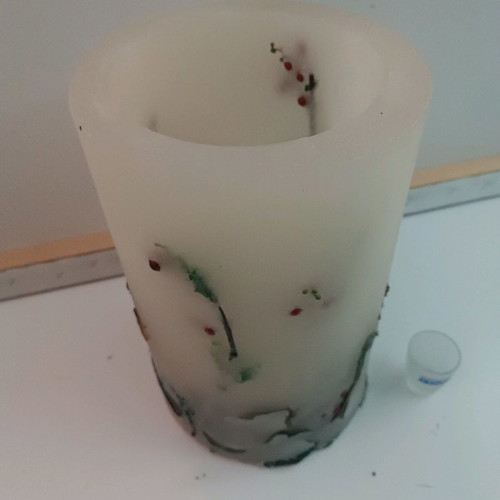 Wax tealight candle holder new, large