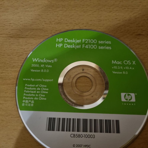 Hp 4180 All In One printer used with installation CD