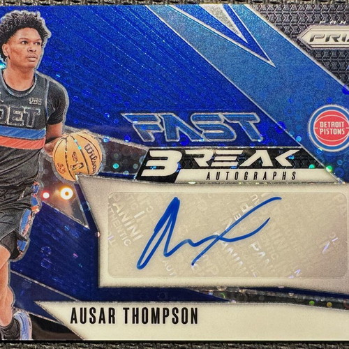 Autograph 2024-25 Prizm Basketball Ausar Thompson Fast Break Auto new