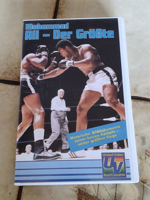 Muhammad Ali Der Größte VHS κασέτα σαν καινούργιο, γερμανική έκδοση