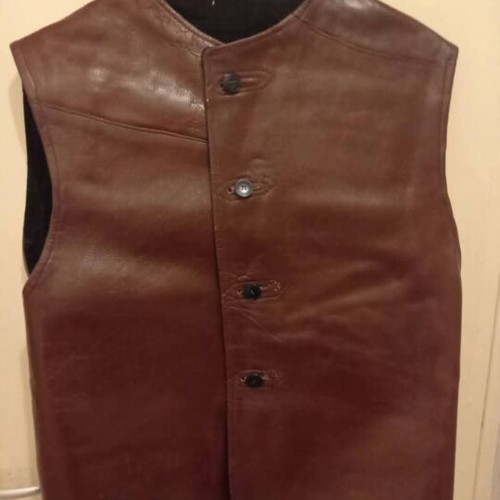 Leather military jerkin Commonwealth, new condition