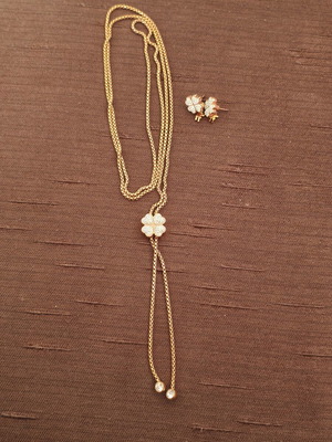Folli Follie Heart4Heart jewelry set like new, rose gold