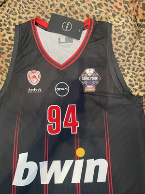 Olympiacos Fournier Large Final Four collectible jersey, new with tag