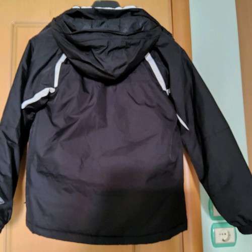 Columbia kids jacket with hood for boys 14-16 years like new, black