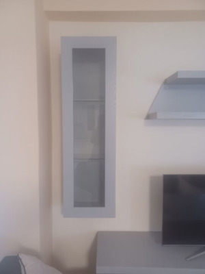 Crystal cabinet hanging for living room like new