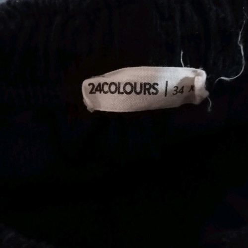 24 Colours Women's Corduroy Stretch Pants Black Size S Like New