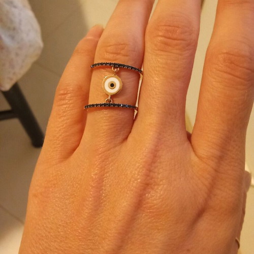 14K Rose Gold Ring with Zircon Kritsimis Jewellery New