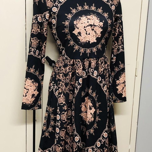 La Divina dress new, brown, size S/M