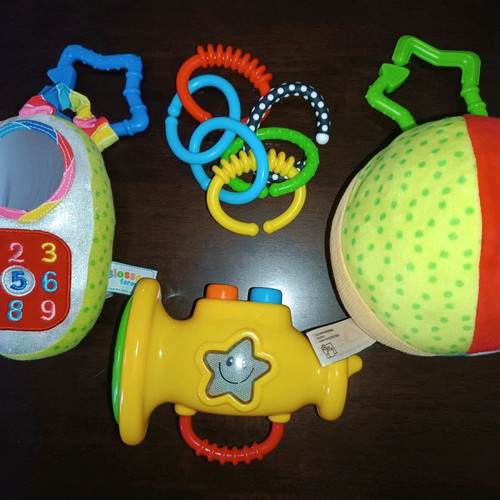 ELC pack of 4 baby toys used for 0-24 months