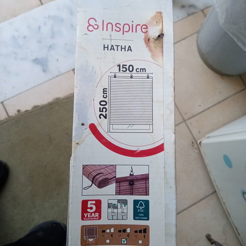 Bamboo Roller Blind Hatha 150x250cm new with mechanism