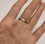 Solitaire ring with Swarovski element like new