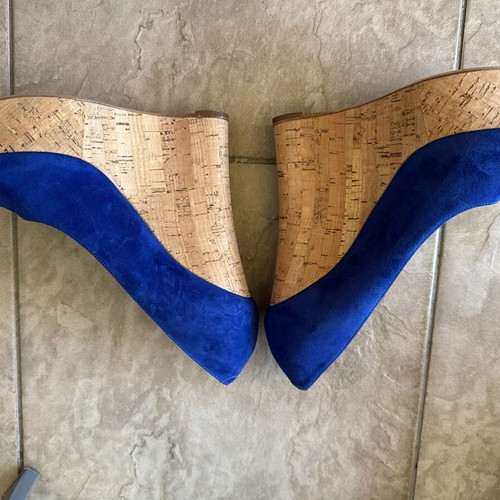 Michael Kors Blue Platform Sandals New Size 38.5